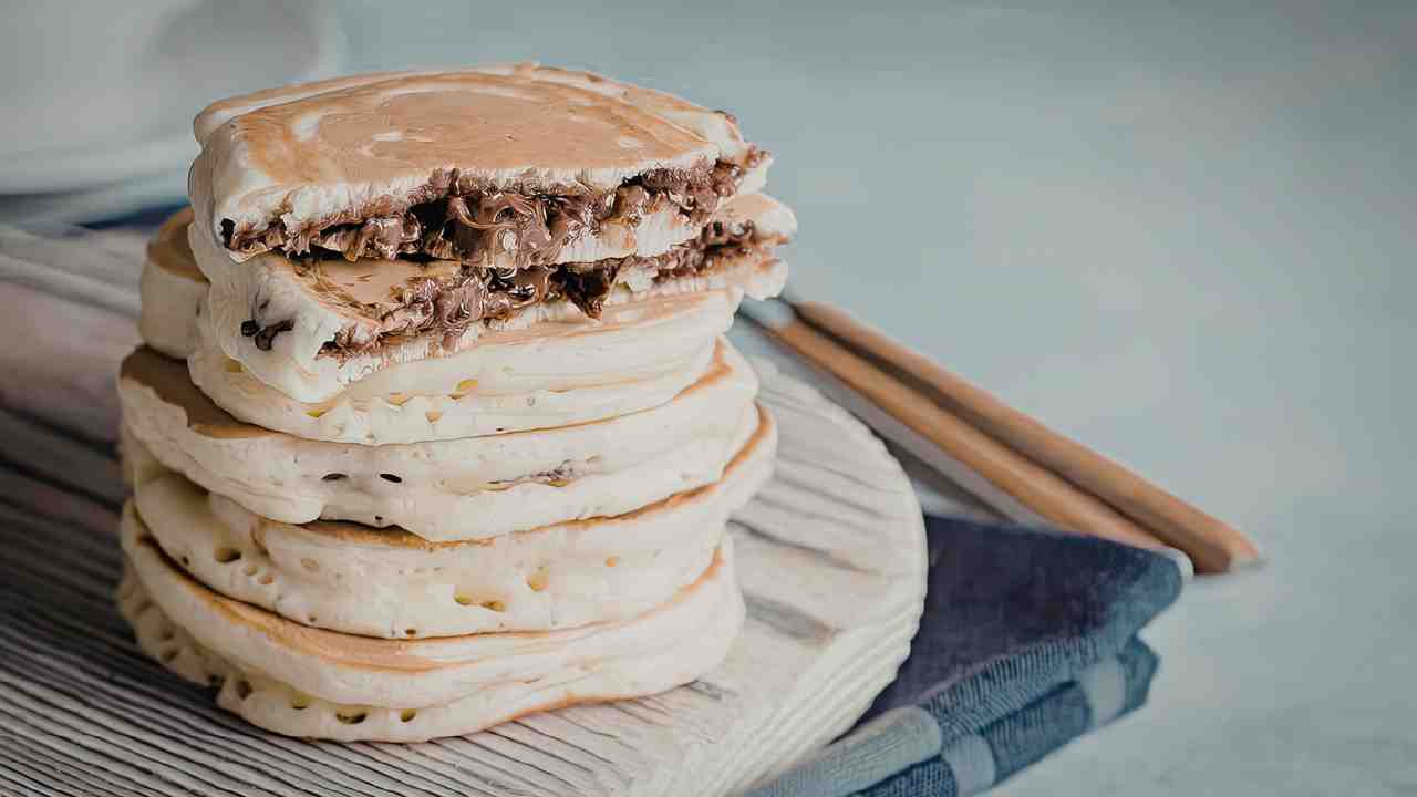 Pancake con gocce di cioccolato - 0web.it