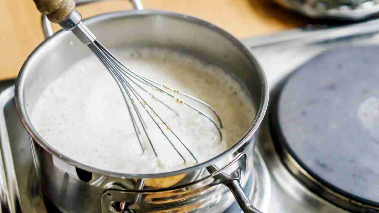 Besciamella senza latte e senza burro - 0web.it